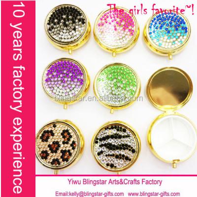 China We can OEM. bling bling diamond pill box for sale