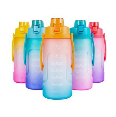 China Stored Professional Outdoor Sports Water Cup Exquisite And Durable 2000ml Plastic Water Bottle for sale