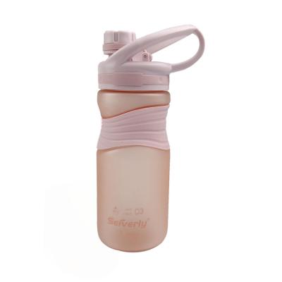 China Manufacturer Great Price Strong And Durable Sports Plastic Water Bottle Stocked With Wide Mouth for sale