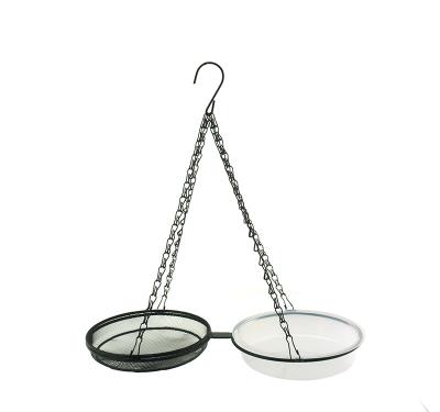 China Viable outdoor hanging feeder and bird bath for sale