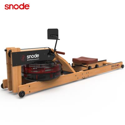 China Universal snode wr03 plus gym fitness equipment rowing machine water resistance rowing machine wood for sale