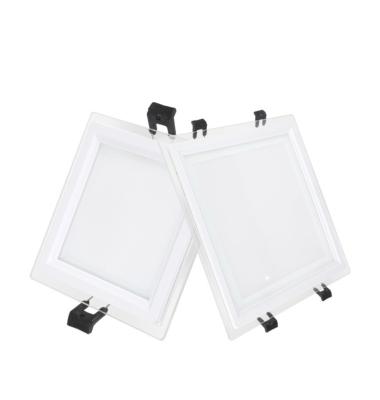 China Modern 24w high quality die-cast aluminum body included LED glass panel light for sale