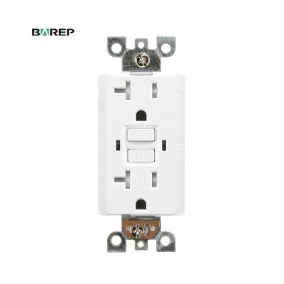 China UL Wholesale GFCI Outlet 20 American Duplex GFCI Amp TR Self-Test Receptacle Residential/General Purpose Manufacturing for sale