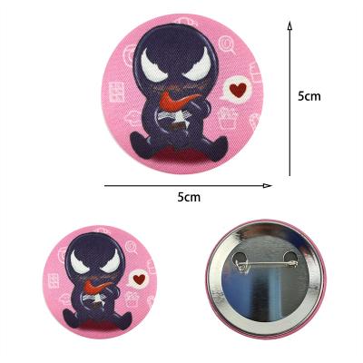 China China Manufacturers Magnetic paper button badge lapel pin for sale