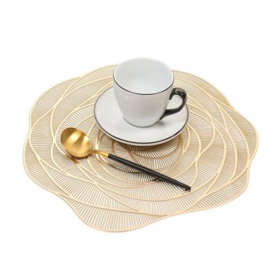 China Sustainable Rose Shape two Size Custom Eco-friendly 100% Good Grade Non-toxic Silicone Cup Mat Coasters Protection Fits Any Cup for sale