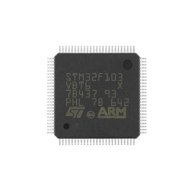 China Original MCU IC Chip 32Bit Stm32F1 ARM Cortex M3 128Kb Flash 72 MHz STM32F103VBT6 for sale