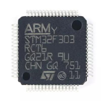 China New and original IC MCU 32BIT 256KB FLASH 64LQFP IC STM32F303RCT6 IC Appliances for sale