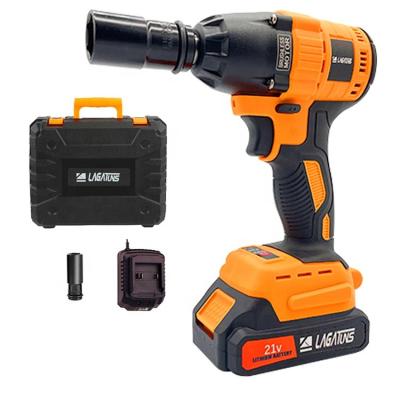 China LAGATUNS 280N High Quality Torque 1/2 Inch 4AH 2000mA Li-ion Battery Impact Power Electric Cordless Wrench SC-0203 for sale