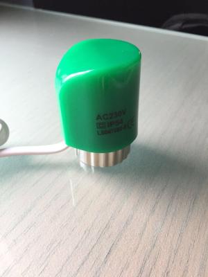 China Rotary Wax Electric Thermal Actuator Green Color 12 Volt Actuator  for sale