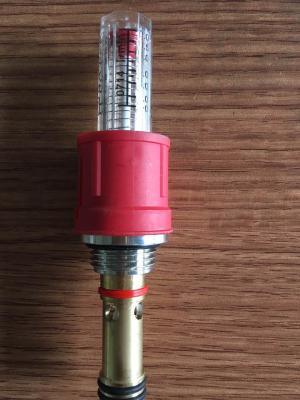 China Germany Type Long Palstic Flow Meter Brass Plumbing Parts 0 - 15 Bar for sale