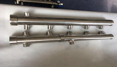 China Polishing Stainless Steel Water Manifold For Underfloor Heating for sale