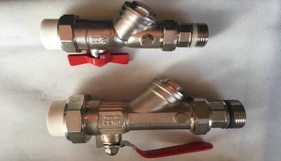 China Manual Water Oil Gas Brass Full Port Ball Valve / Handle Ball Valve for sale