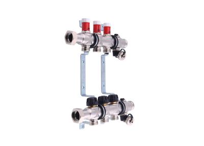 China Two Auto Drain Valve Stainless Steel Manifold Long Flow Meter for sale