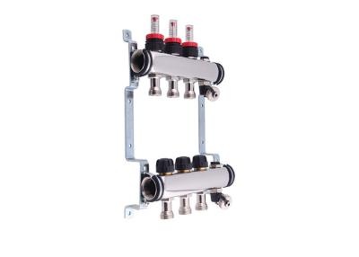 China 304 Stainless Steel Floor Heating Manifold In Center Heating for sale