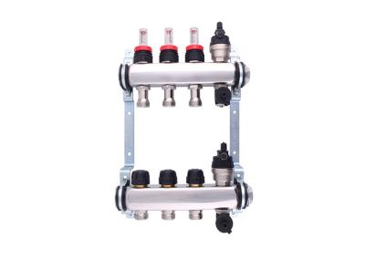 China SS 304 Radiant Unipipe Underfloor Heating Manifold For Individual Or Commercial for sale