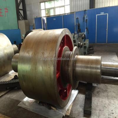 China Cement Plant Customize Large Size Rotary Kiln Support Roller for sale