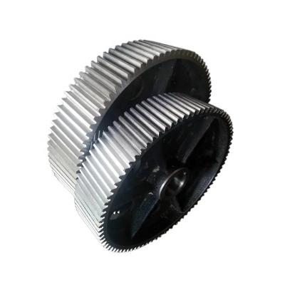 China Factory OEM Manufacturer Price Large Diameter Double Gear Forging Steel Custom Casting Herringbone Gear Wheel for sale