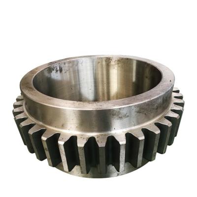 China energy & Large Mining Metal Forged Gear Spiral Tooth Bevel Teeth Different Type Groove Gear for sale