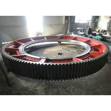 China Factory OEM Large Module CNC Machining Heavy Duty Steel Spur Gear For Cement Mill for sale