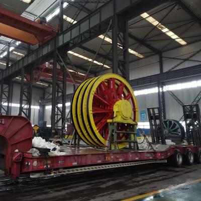 China Mining Hoists Heavy Duty Casting Crane Sheave Pulley Wheel Load 20 Ton for sale