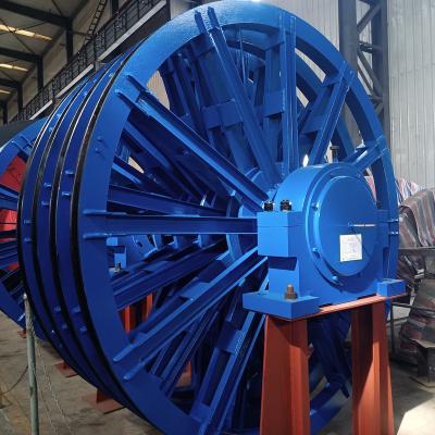 China Mining Hoists Heavy Duty Large Foundry Alloy Steel Wire Rope Pulley Head Pulley for sale