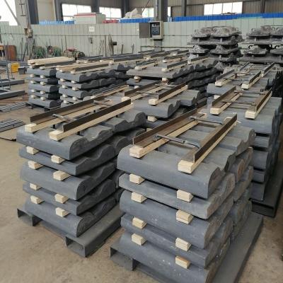 China Ball Mill Wear Resistance Mill Liners HRC48 Mn18% Good Mill Liners Alloy Steel Ball Mill Lining Plates for sale