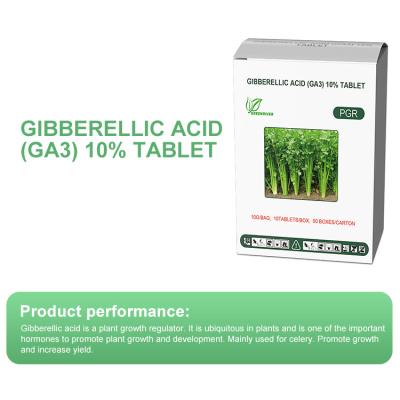 China Gibberellic acid 10% Tablet Plant Growth Regulators CAS 77-06-5 for sale