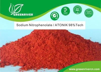 China Sodium Nitrophenolate / ATONIK 98%Tech Plant Growth Regulators for Cotton , Rice for sale