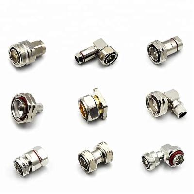 China RF N Type Right Angle Connector For 1/2 Super Flexible Cable Connector for sale