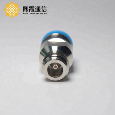 China Mini DIN RF 4.3-10 Female Connector To N Female RF Connector Adapter for sale