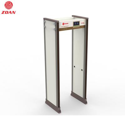 China PVC Factory Price 33 Zones Security Checking Walk Through Door Frame Metal Detector for sale