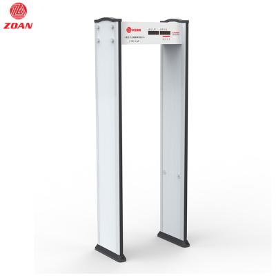 China ZA3000C Airport Walk Through Metal Detector Security Door 6 Zones Porcelain Metal Detector For Body Scanning en venta