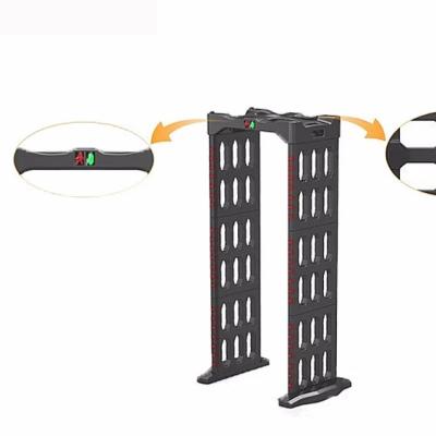 China Walk Through Portable Metal Detector WTMD Door Frame Body Scanner Folding Walk Through Metal Detector Door for sale