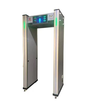 China Newcomer AI Smart Cell Phone Detection Walk Through Metal Detector Gate with Thermal & Temperature Detection; ‰ ¥ 700mm en venta