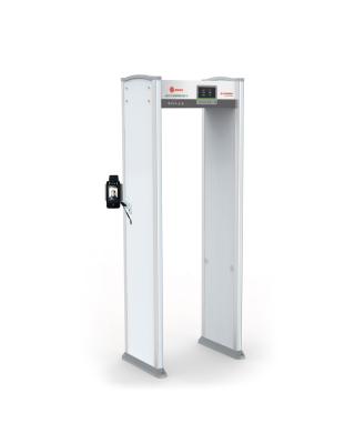 China High Sensitivity 18 Zones Walk Through Metal Detector With Face Recognition Temperature Detection Function 835*580*2220mm en venta