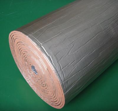 China Anti Glare Coating Foil Backed XPE Foam Material Heat Insulation Reinforced Weave Scrim for sale