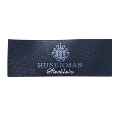 China Sustainable Excellent Quality Fashion Damask Custom Garment Woven Labels For Clothing Manufacturer for sale