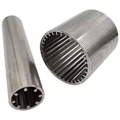 China Customized Johnson Water Filter Pipe Wedge Wire Screen Tube for sale