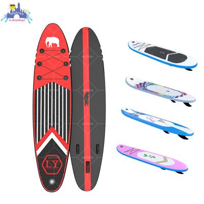 China Lilytoys Unisex Factory Ready To Board Racing Board Surfing Inflatable Surf Back Up SUP Paddle Board CE Water Game for sale