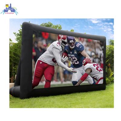 China Nylon Or PVC 22ft Inflatable Wholesale Inflatable Cinema Screen Mega Inflatable For Indoor And Outdoor Use for sale