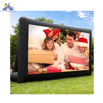 China Nylon Or PVC PVC / Nylon Mobile Screen Advertising Equipment , Folding Inflatable Movie Projection Screen for sale