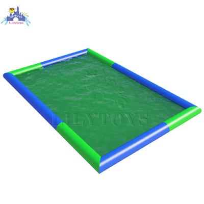 China lilytoys commercial use swimming pool water park inflatable high quality large swimming pool customized for sale