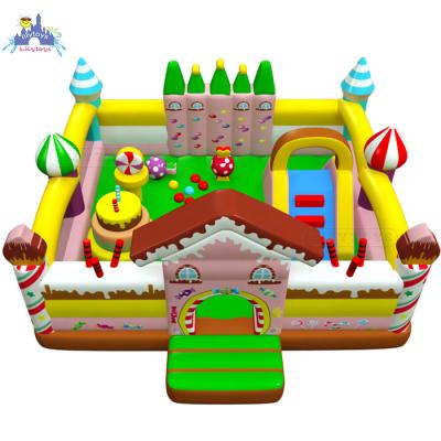 China 0.55mm PVC Tarpaulin Plato Cheap Inflatable Lilytoys Kids Jumping Trampoline Bouncer Inflatable Kids Bouncy Castles For Sale for sale