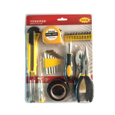 China 28pcs DIY Tools Household Tool Kit Double Blister Blister Tools for sale