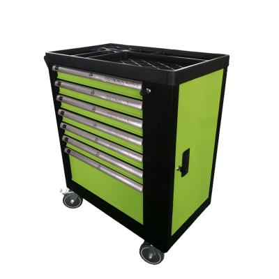 China Auto Repair 6/7 Heavy Duty Plastic Top Tool Cabinet with Professional DIY Tools for sale