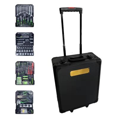 China 186pcs Tool Kit Tool Kit With Trolley Green Color With Original Design for sale