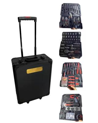 China Household Repair Tools 399pcs Professional Aluminum Trolley Case Tool Kits for sale