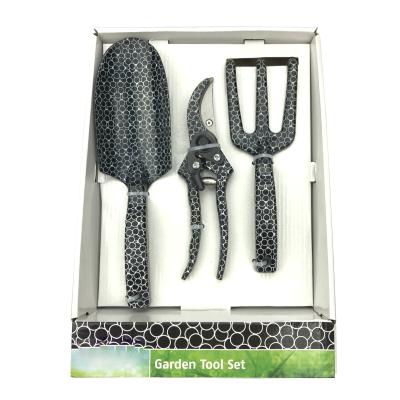 China Aluminum Alloy Garden Tool Kit Floral Printing Garden Tools Printed DIY Tools for sale