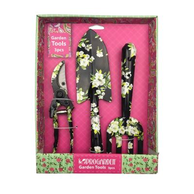 China Printed Tool Printing Printed Garden Tool Women Garden DIY Tool Gift Set for sale