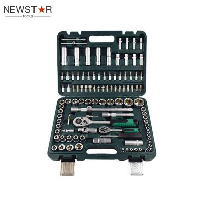 China 108pcs Popular Swiss Kraft Engine Repair Repairing Hand Tool Socket Wrench Set 1/4